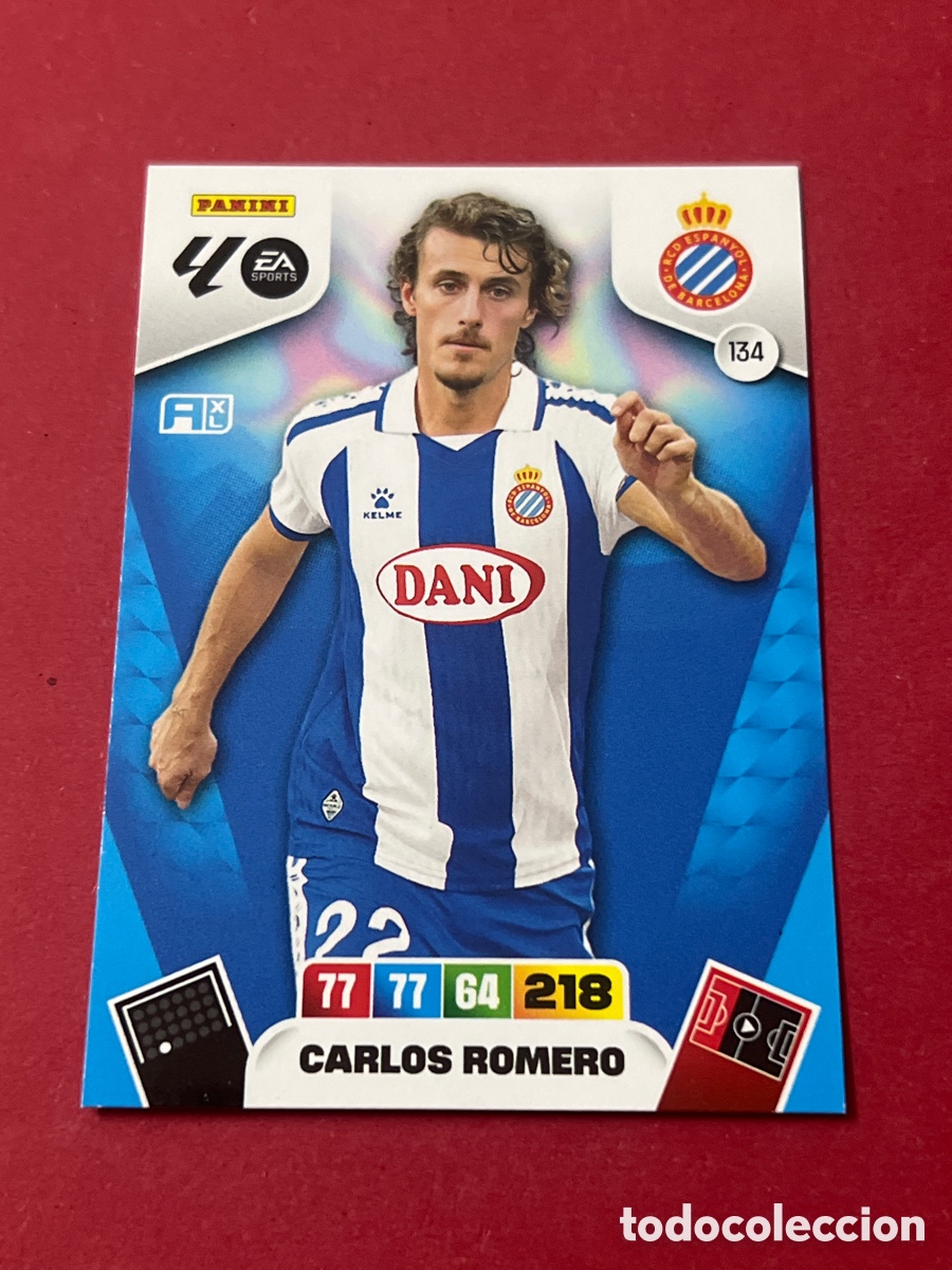 Cromos de F&uacute;tbol: C1607. 134 CARLOS ROMERO DEL ESPANYOL 25 26 ADRENALYN XL 2025 2026