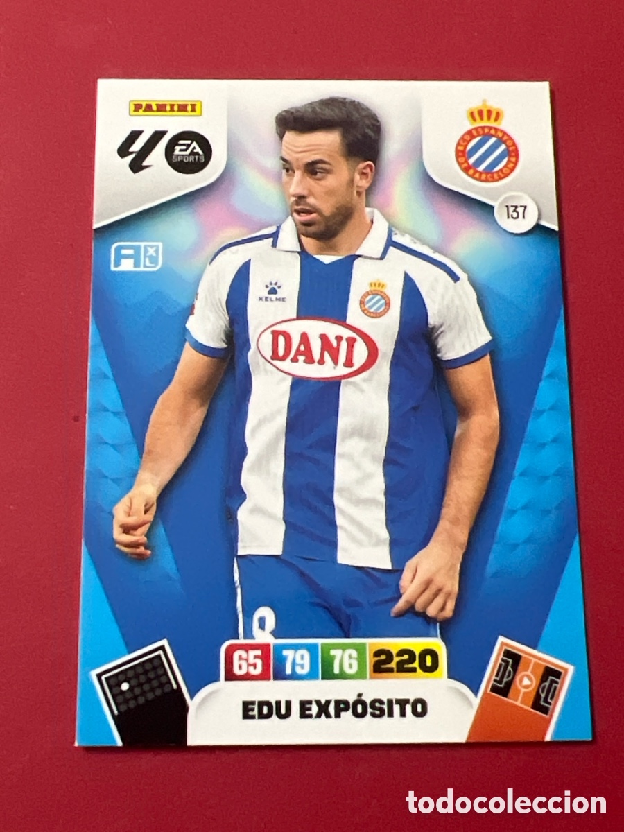 Cromos de F&uacute;tbol: C1613. PANINI ADRENALYN XL LIGA EA SPORTS 2025-2026 25-26 &ndash; Edu Exp&oacute;sito RCD Espanyol N&ordm; 137