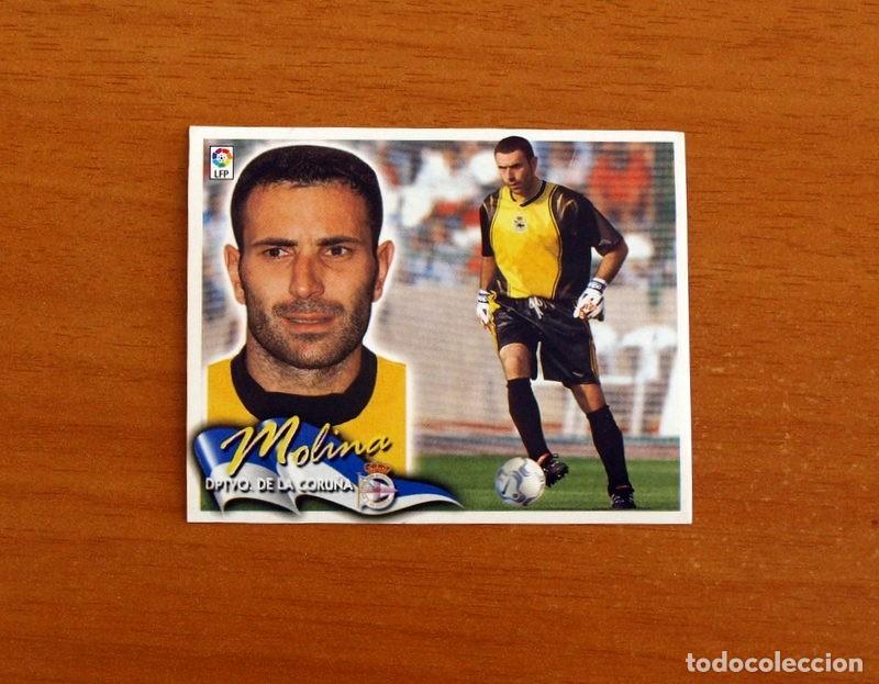 Cromos de F&uacute;tbol: Deportivo de La Coru&ntilde;a - Molina - Fichaje n&ordm; 13 - Ediciones Este Liga 2000-2001, 00-01 -Nunca pegado