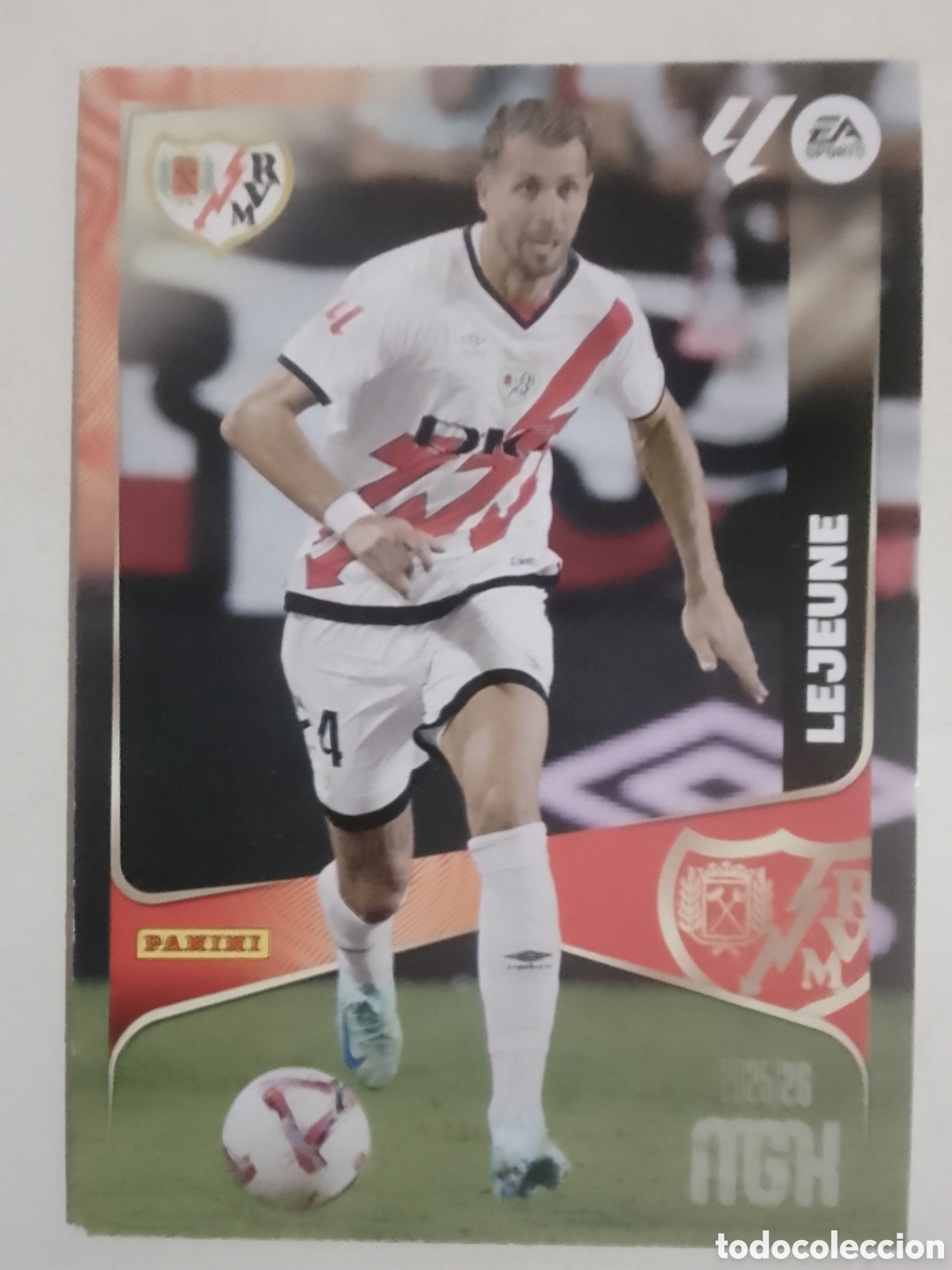 Cromos de F&uacute;tbol: Megacracks 2025/26 n&deg; 294 Lejeune &bull; Rayo Vallecano.