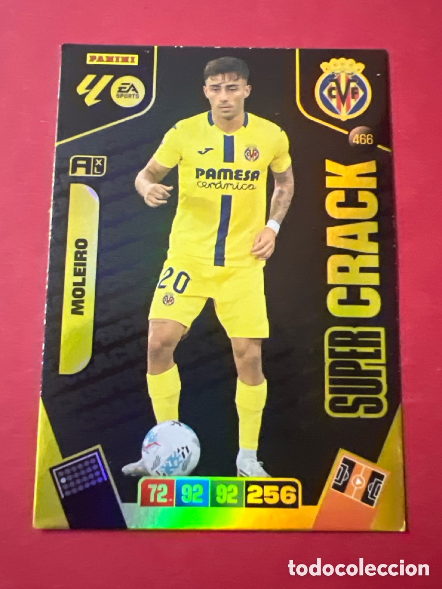Cromos de F&uacute;tbol: C1620. PANINI ADRENALYN XL LIGA 2025-2026 25-26 &ndash; SUPERCRACK &ndash; Alberto Moleiro Villarreal N&ordm; 466