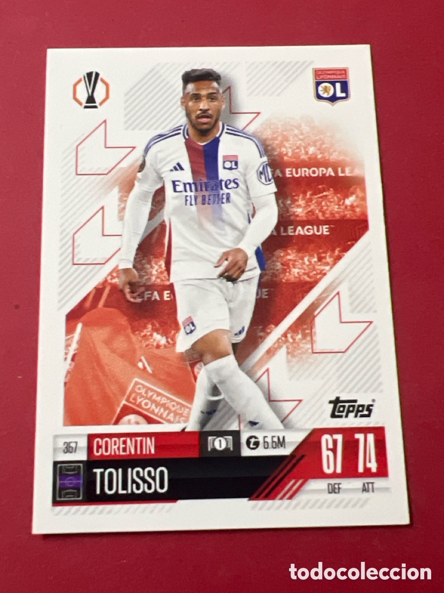 Cromos de F&uacute;tbol: C1621. TOLISSO 357 MATCH ATTAX 2024 2025 24 25 TOPPS