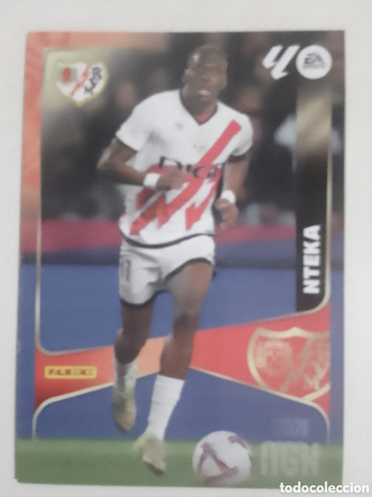 Cromos de F&uacute;tbol: Megacracks 2025/26 n&deg; 302 Nteka &bull; Rayo Vallecano.