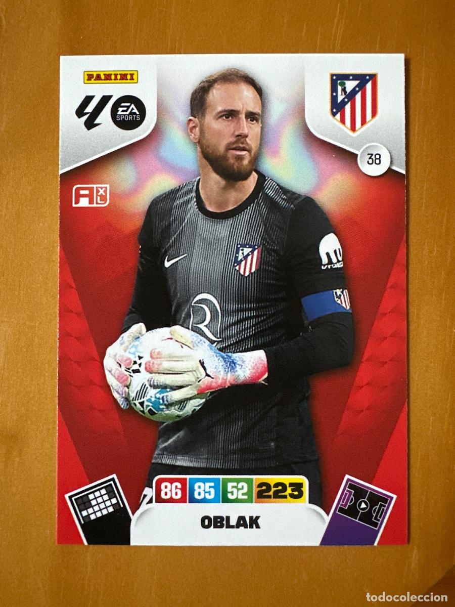 Fu&szlig;ball-Sticker: 38 Jan Oblak, Atl&eacute;tico de Madrid, Panini Adrenalyn XL La Liga 2025 2026 25 26