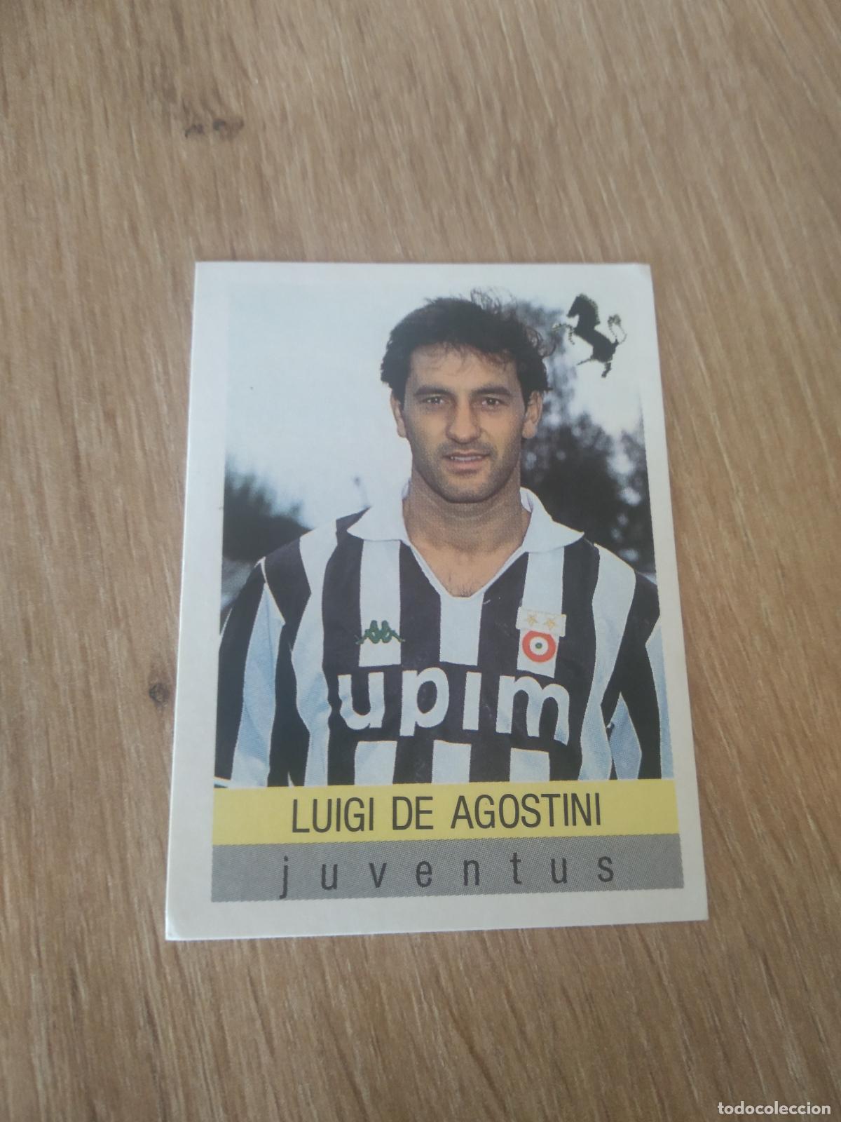 Fu&szlig;ball-Sticker: 142 DE AGOSTINI JUVENTUS TURIN CROMO FUTBOL PANINI LIGA ITALIA CALCIATORI Euroflash Calcioflash 1991