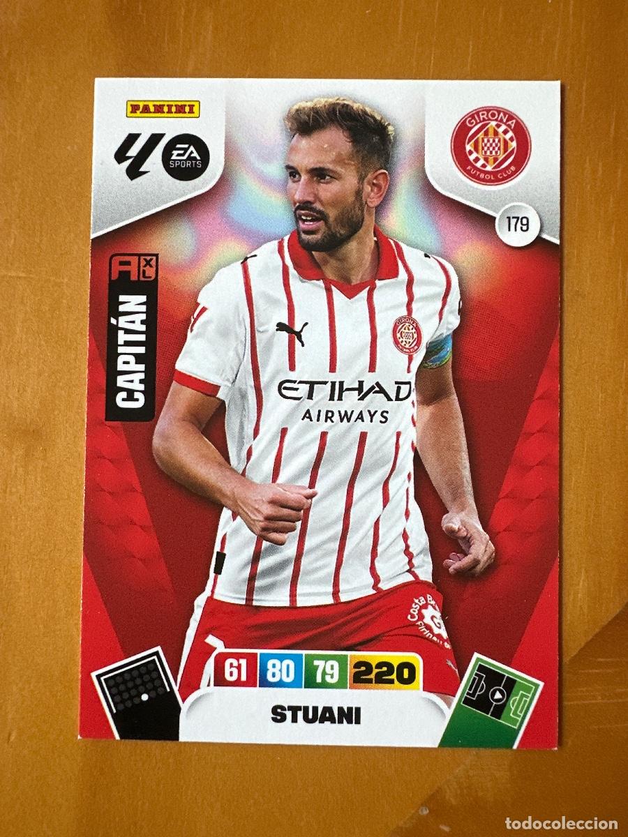 Fu&szlig;ball-Sticker: 179 Cristhian Stuani, Capit&aacute;n, Girona FC, Panini Adrenalyn XL La Liga 2025 2026 25 26