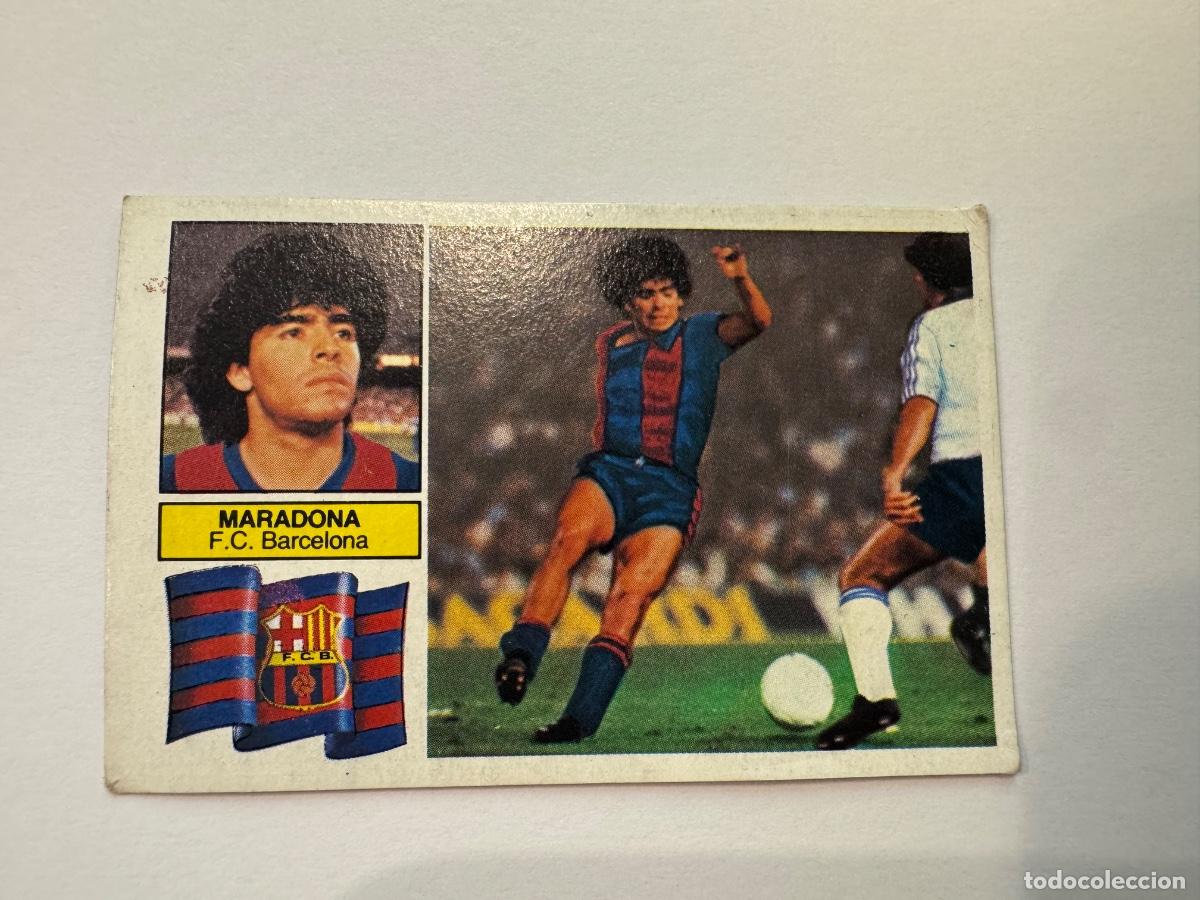Fu&szlig;ball-Sticker: MARADONA CROMO &Uacute;LTIMOS FICHAJES F.C.BARCELONA LIGA 82-83 EDICIONES ESTE -NUNCA PEGADO (G)