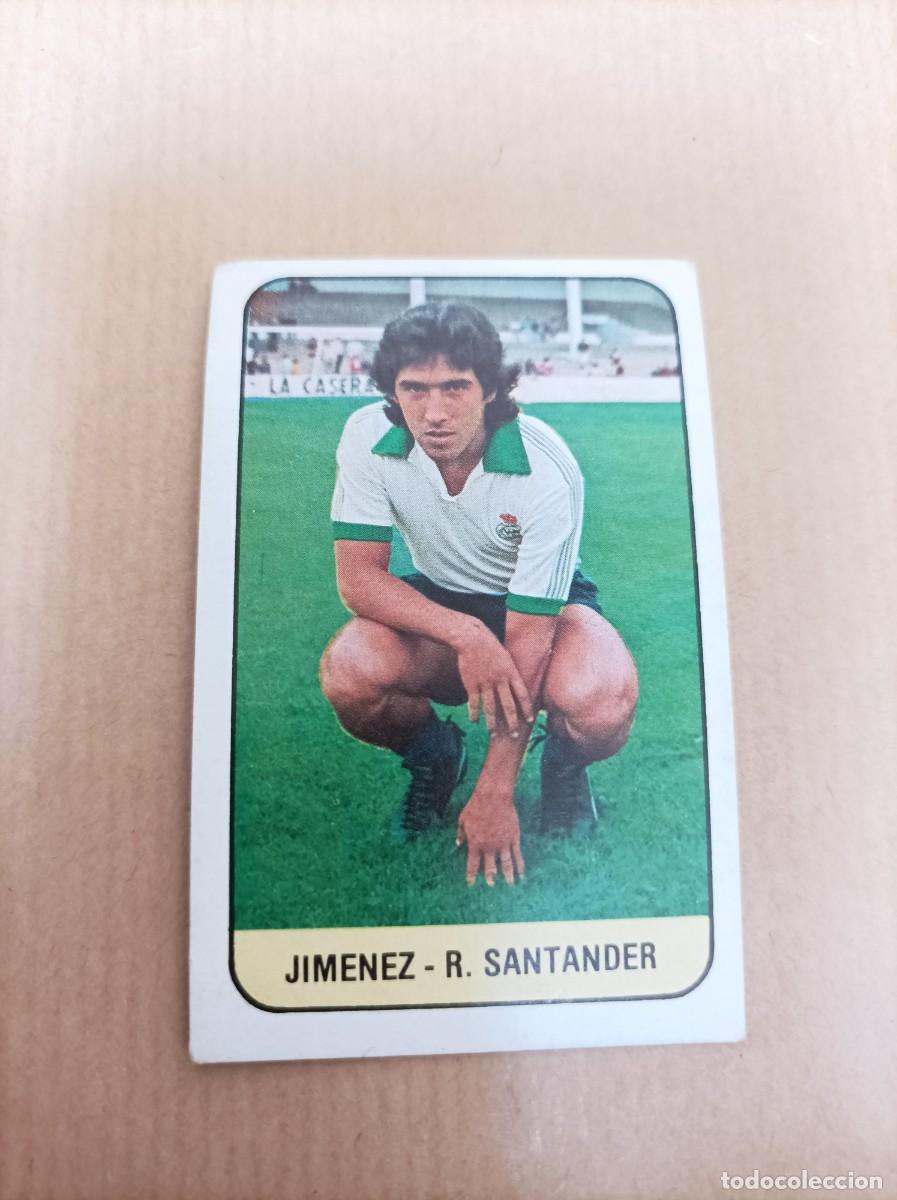Cromos de F&uacute;tbol: 1978 1979 78 79 JIMENEZ - RACING DE SANTANDER (NUNCA PEGADO)