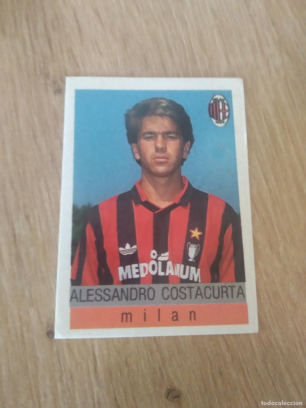 Cromos de F&uacute;tbol: 193 COSTACURTA AC MILAN CROMO FUTBOL PANINI LIGA ITALIA CALCIATORI Euroflash Calcioflash 1991