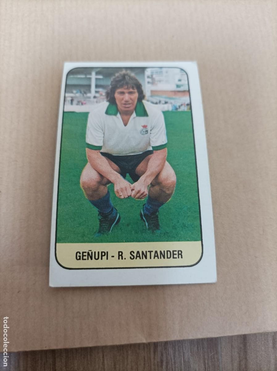 Cromos de F&uacute;tbol: 1978 1979 78 79 GE&Ntilde;UPI - RACING DE SANTANDER (NUNCA PEGADO)