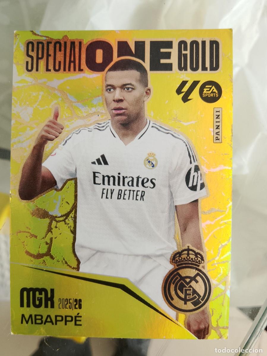 Cromos de F&uacute;tbol: Special one gold mgh Mbappe 2025/26