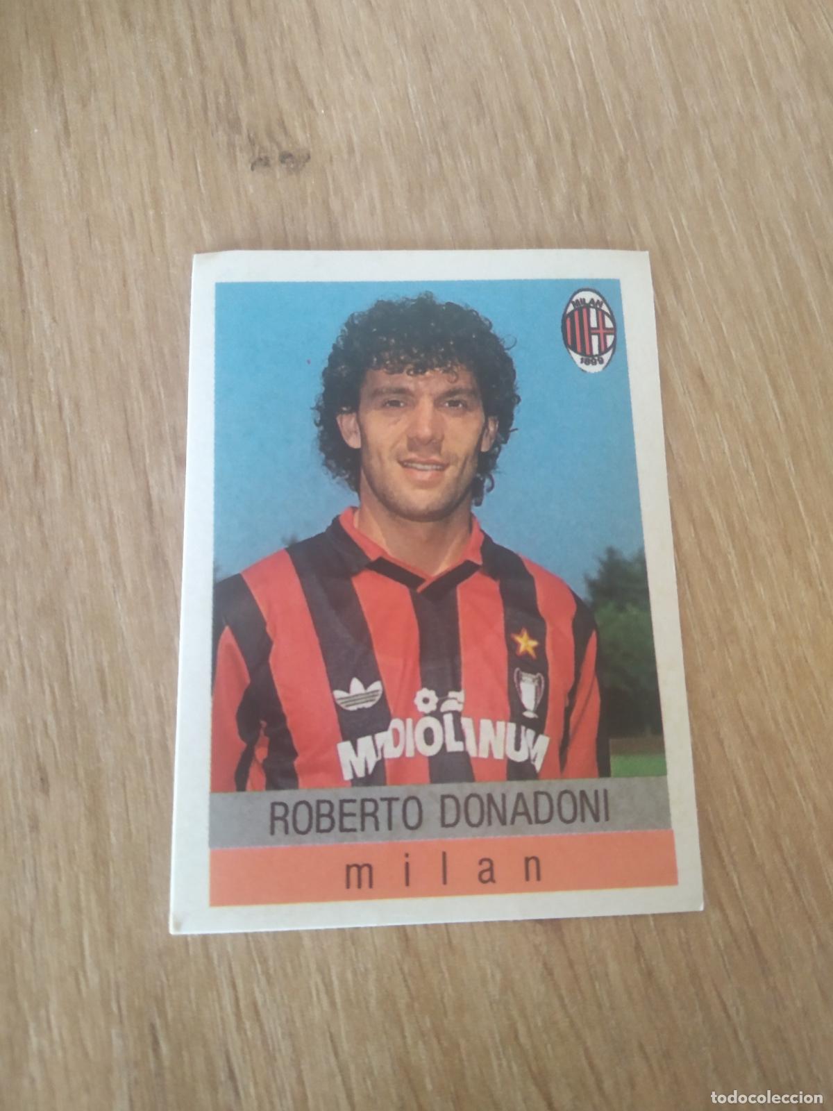 Cromos de F&uacute;tbol: 204 DONADONI AC MILAN CROMO FUTBOL PANINI LIGA ITALIA CALCIATORI Euroflash Calcioflash 1991
