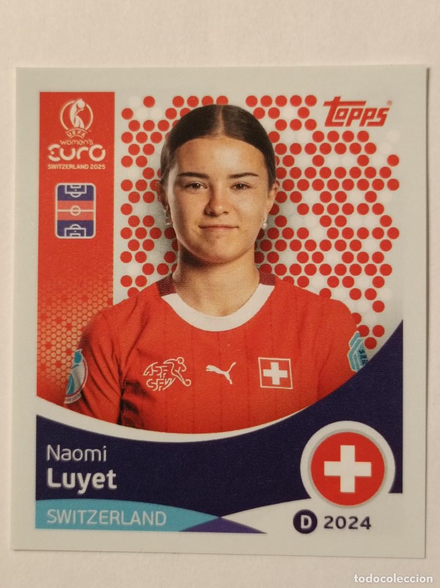 Cromos de F&uacute;tbol: #39 LUYET SUIZA EURO WOMENS SUIZA 2025 TOPPS