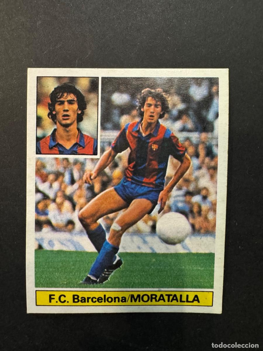 Figurine di Calcio: MORATALLA CROMO F&Uacute;TBOL F.C. BARCELONA ULTIMOS FICHAJES N&ordm; 7 LIGA 81-82 EDIC. ESTE NUNCA PEGADO (G)