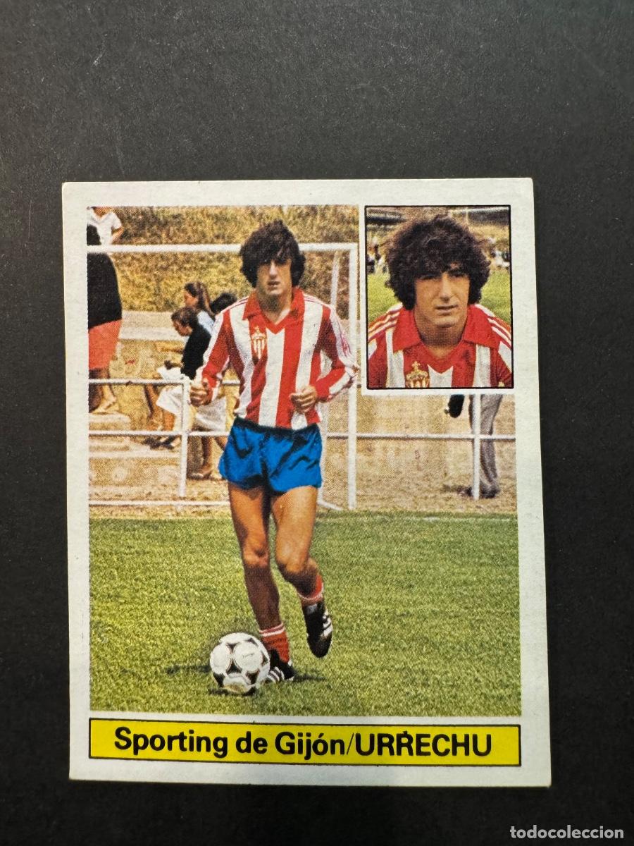 Cromos de Futebol: URR&Eacute;CHU CROMO F&Uacute;TBOL SPORTING GIJ&Oacute;N ULTIMOS FICHAJES N&ordm; 11 LIGA 81-82 EDIC. ESTE NUNCA PEGADO (G)