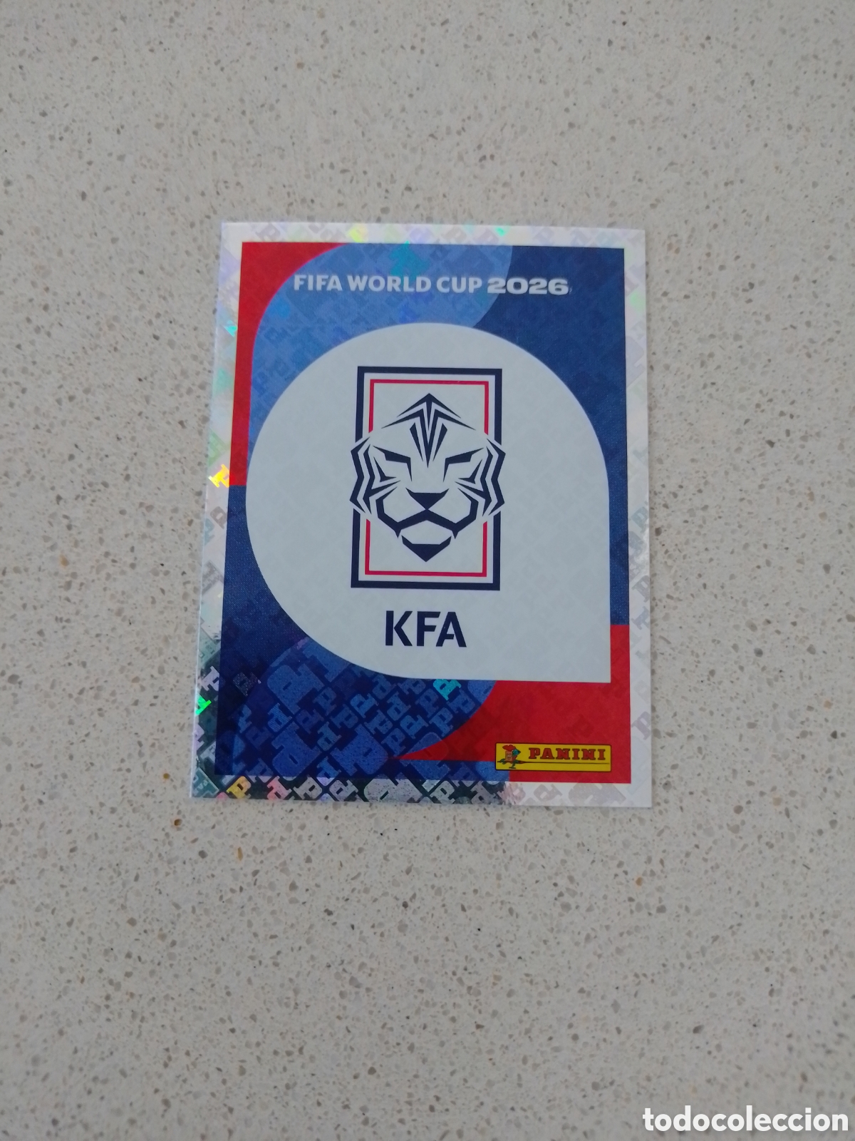 Cromos de Futebol: CROMO NUMERO 1 ESCUDO KOREA. MUNDIAL 2026. PANINI.