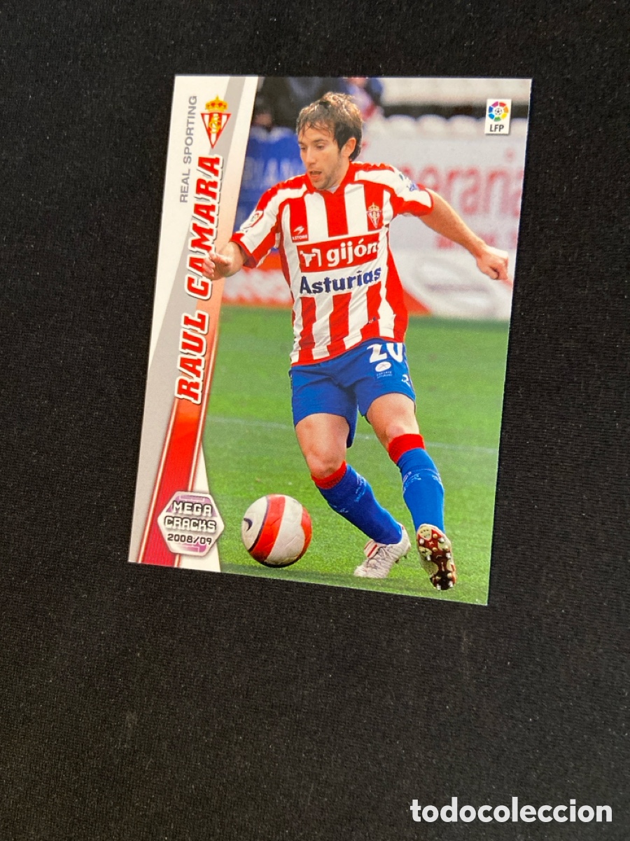 Football Stickers: RAUL C&Aacute;MARA 295 CORREGIDO (SPORTING GIJ&Oacute;N)