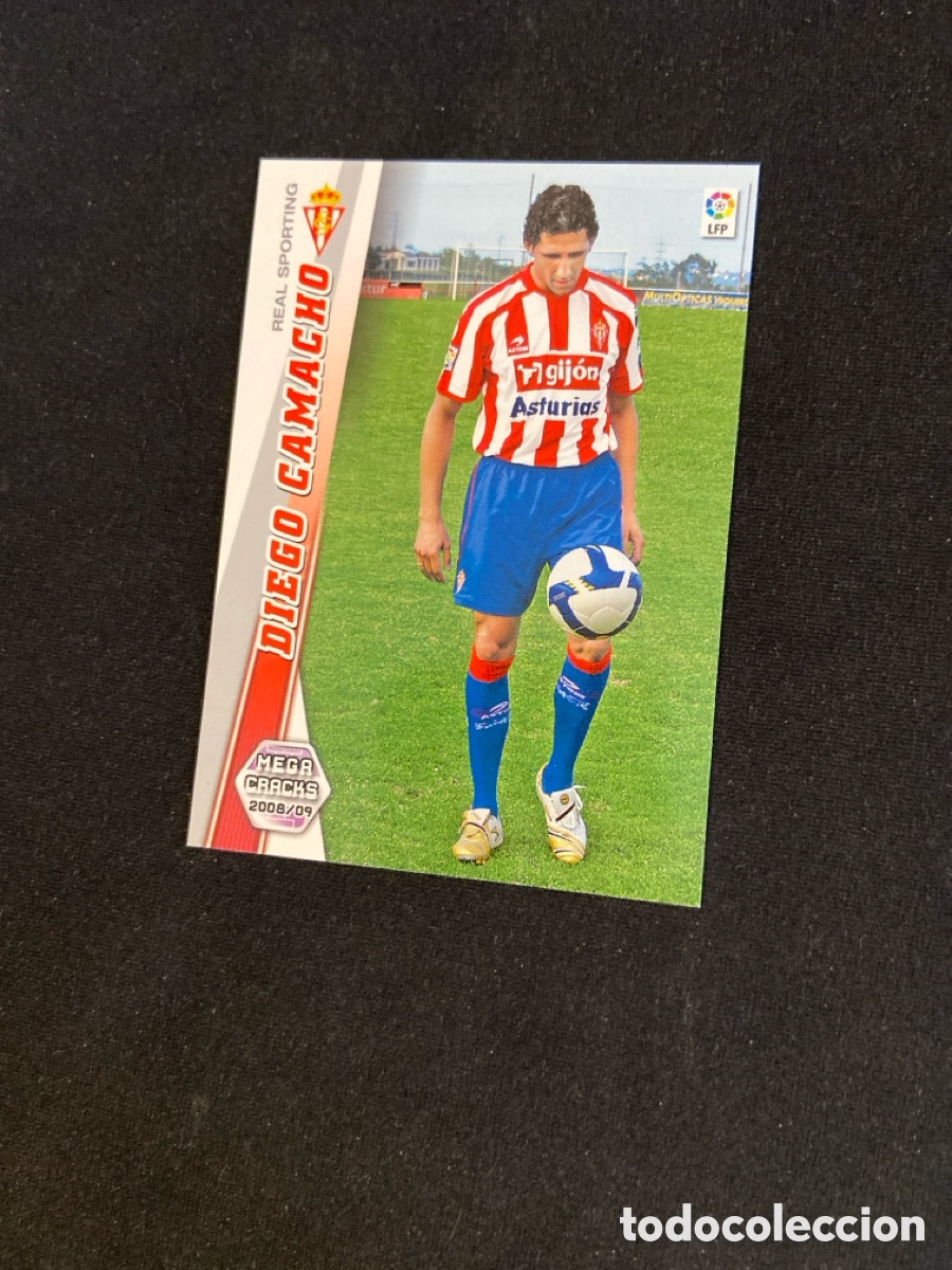 Football Stickers: DIEGO CAMACHO 295 BIS (SPORTING GIJ&Oacute;N)