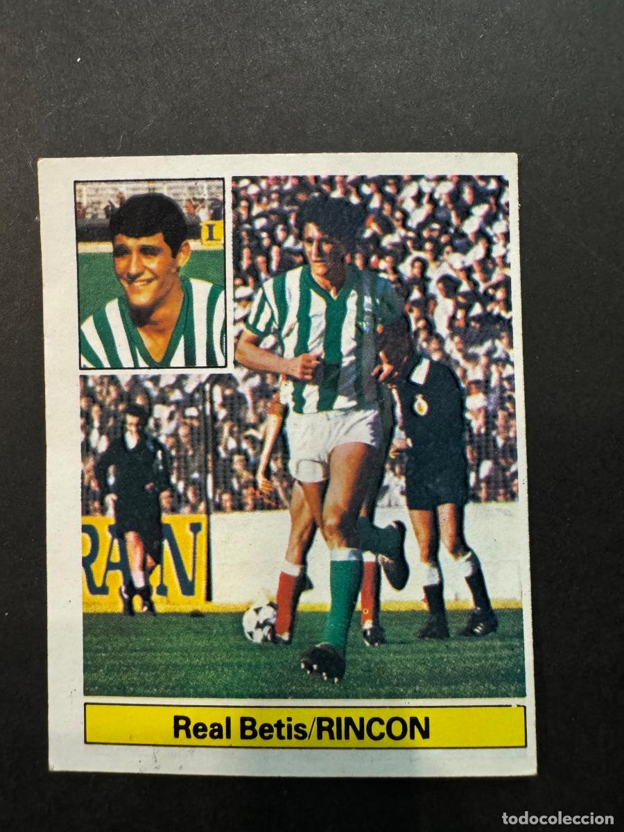 Football Stickers: RINC&Oacute;N CROMO F&Uacute;TBOL REAL BETIS ULTIMOS FICHAJES N&ordm; 6 LIGA 81-82 EDIC. ESTE NUNCA PEGADO (G)