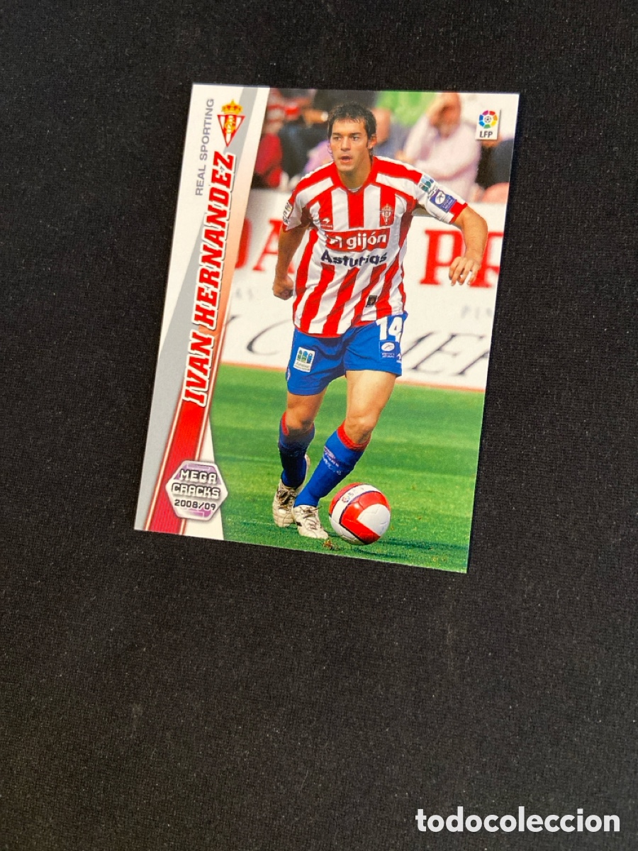 Football Stickers: IVAN HERN&Aacute;NDEZ 296 (SPORTING GIJ&Oacute;N)