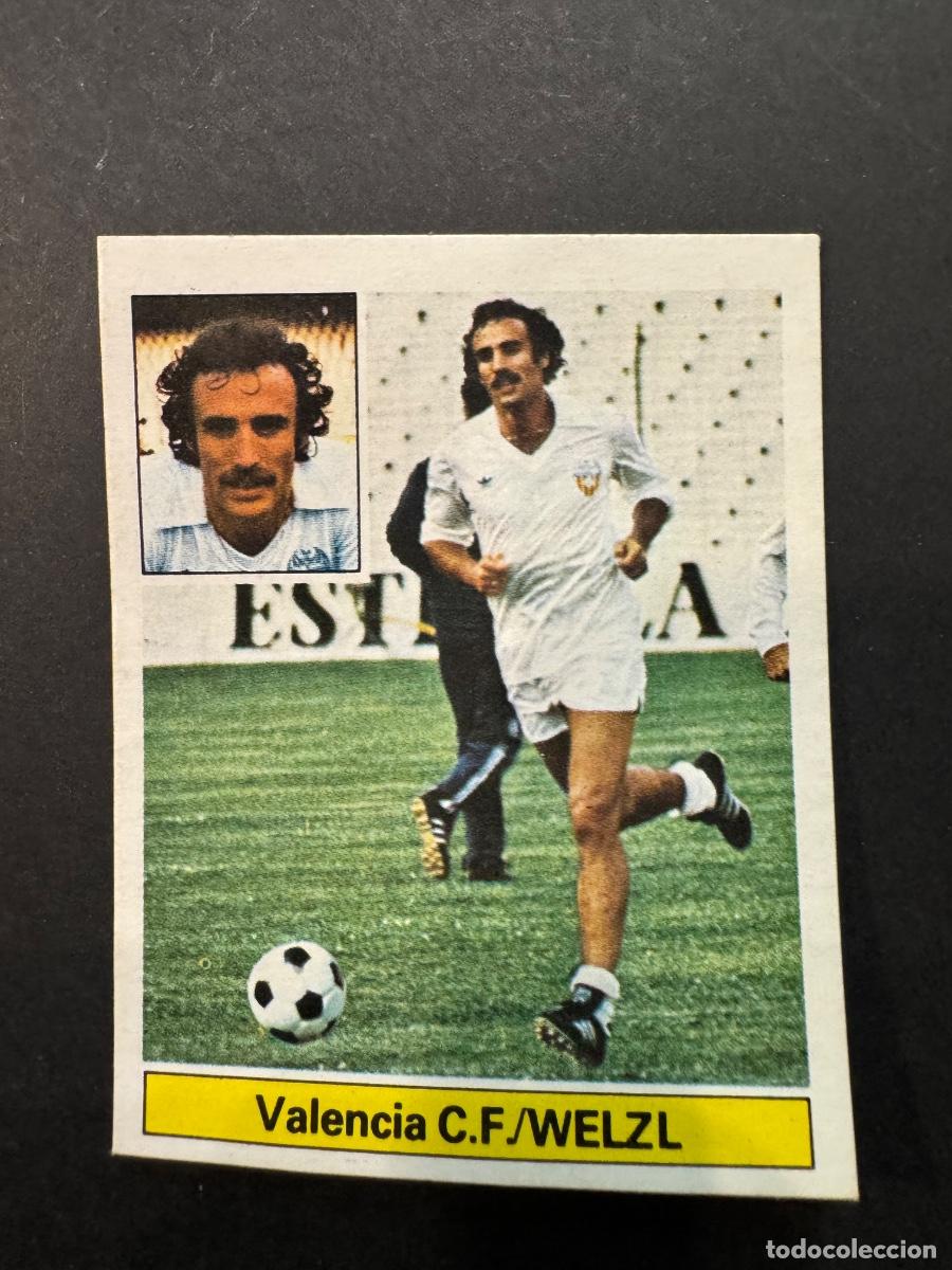 Cromos de F&uacute;tbol: WELZL CROMO F&Uacute;TBOL VAL&Eacute;NCIA C.F. ULTIMOS FICHAJES N&ordm; 25 LIGA 81-82 EDIC. ESTE NUNCA PEGADO (G)