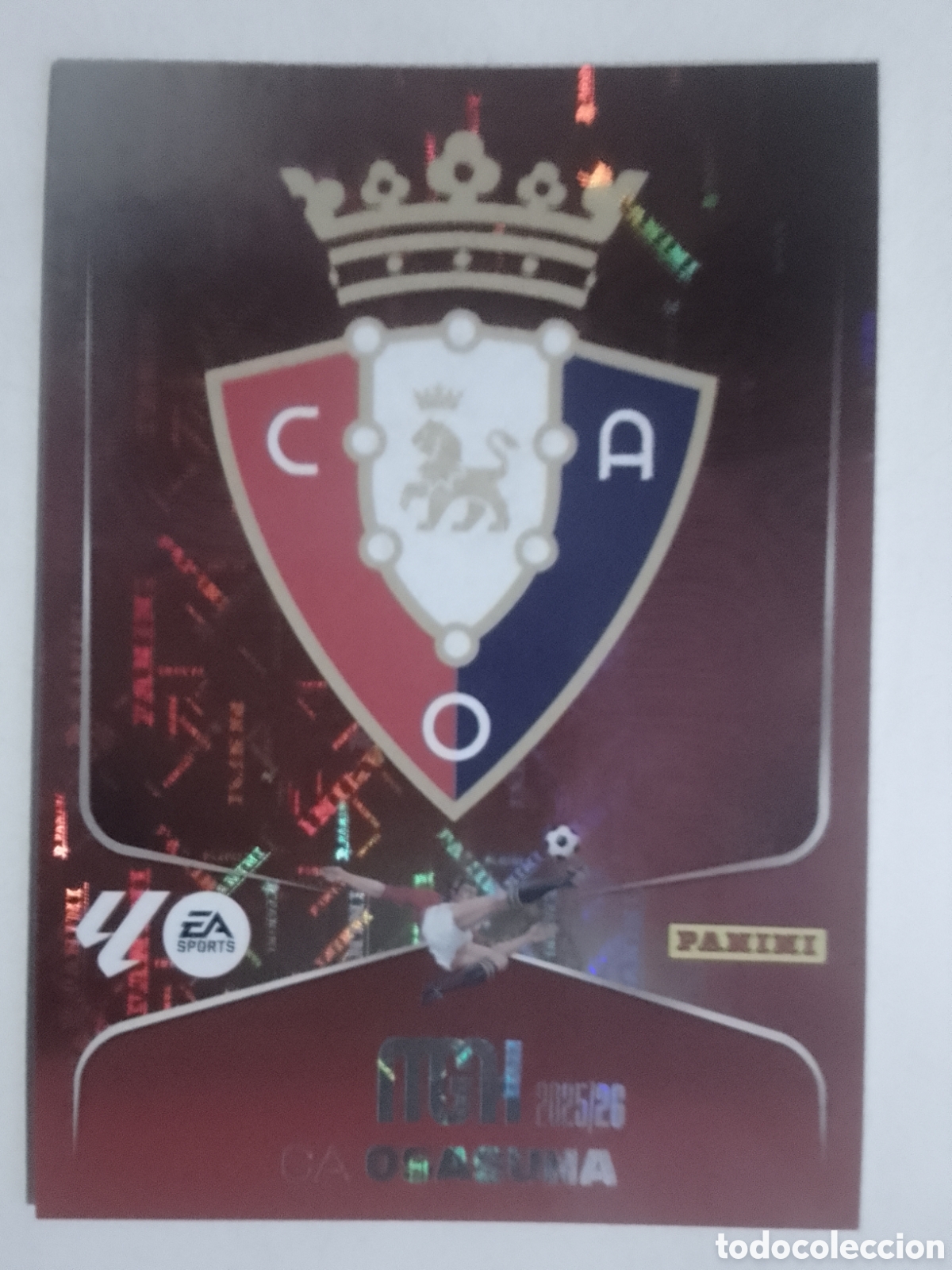 Cromos de F&uacute;tbol: Megacracks 2025/26 n&deg; 253 escudo Osasuna.