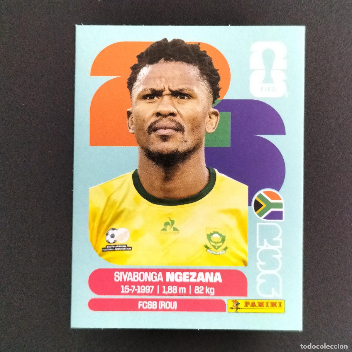 Cromos de F&uacute;tbol: RSA 8 SIYABONGA NGEZANA SUDAFRICA CROMOS STICKER MUNDIAL 26 2026 FIFA WORLD CUP PANINI