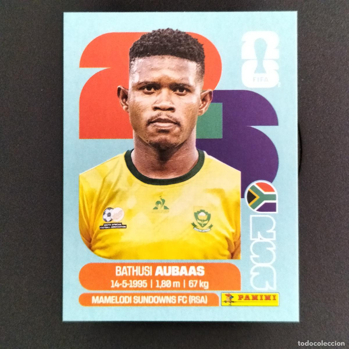 Cromos de F&uacute;tbol: RSA 14 BATHUSI AUBAAS SUDAFRICA CROMOS STICKER MUNDIAL 26 2026 FIFA WORLD CUP PANINI