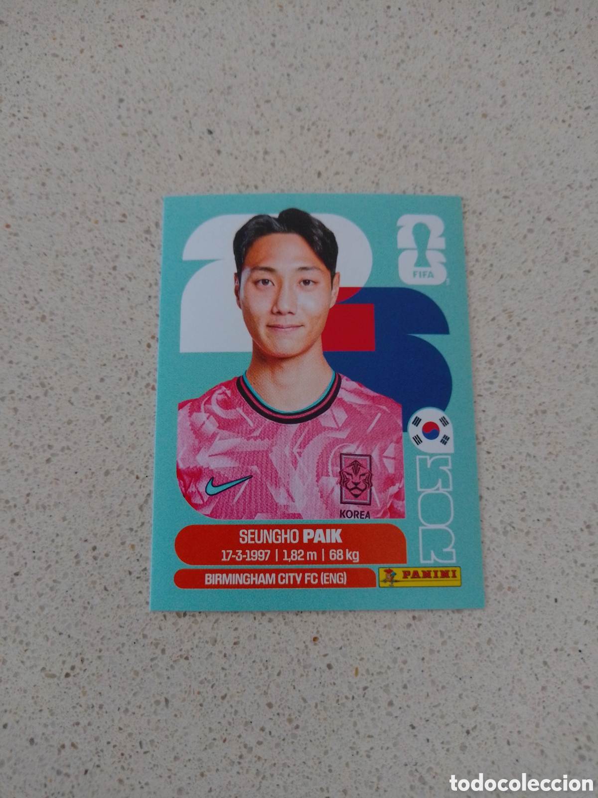 Cromos de F&uacute;tbol: CROMO NUMERO 14 PAIK KOREA. MUNDIAL 2026. PANINI.