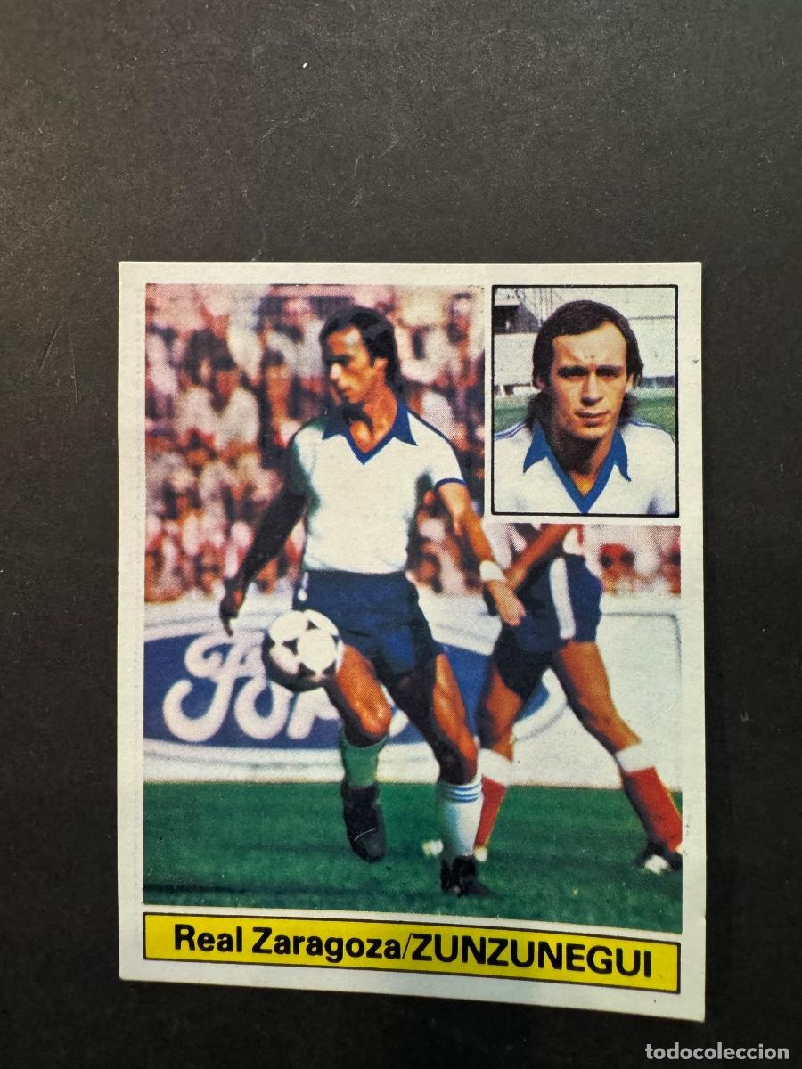 Cromos de F&uacute;tbol: ZUNZUNEGUI CROMO F&Uacute;TBOL REAL ZARAGOZA ULTIMOS FICHAJES N&ordm; 3 LIGA 81-82 EDIC. ESTE NUNCA PEGADO (G)