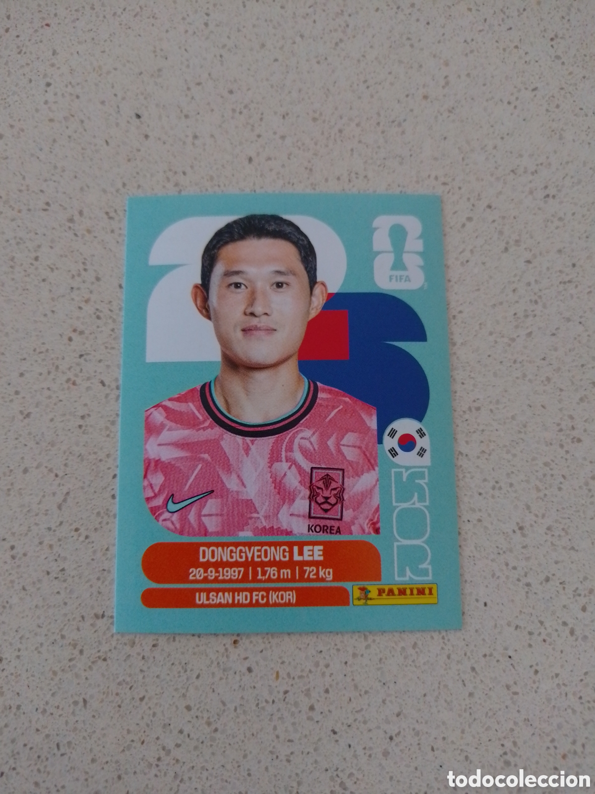 Cromos de F&uacute;tbol: CROMO NUMERO 16 LEE KOREA. MUNDIAL 2026. PANINI.