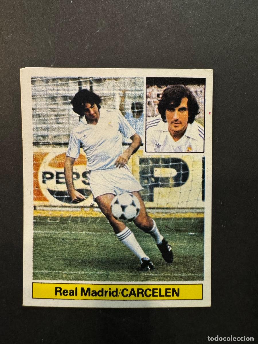 Cromos de Futebol: CARCELEN CROMO F&Uacute;TBOL REAL MADRID ULTIMOS FICHAJES N&ordm; 28 LIGA 81-82 EDIC. ESTE NUNCA PEGADO (G)