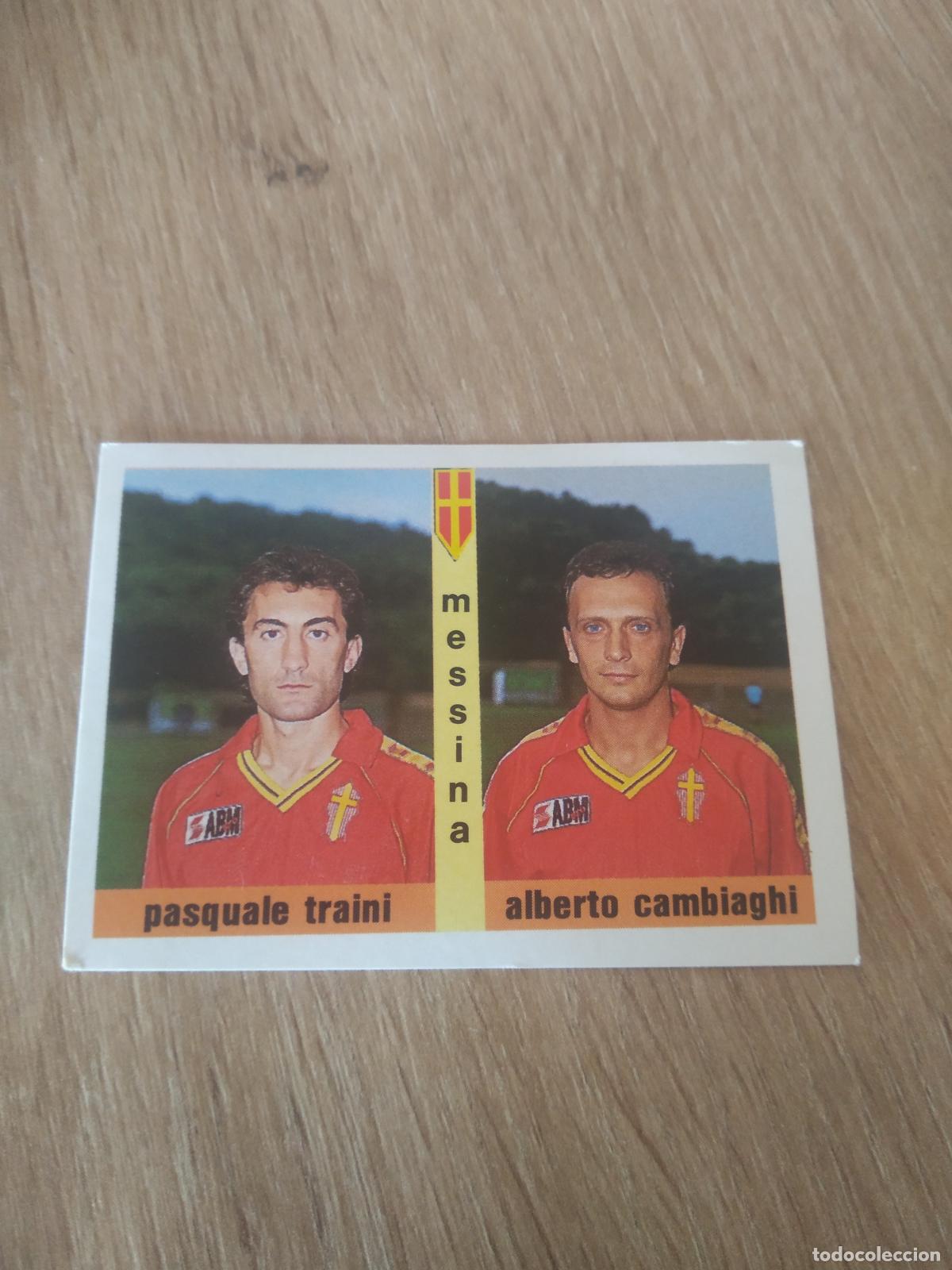 Figurine di Calcio: 383 TRAINI CAMBIAGHI MESSINA CROMO FUTBOL PANINI LIGA ITALIA CALCIATORI Euroflash Calcioflash 1991