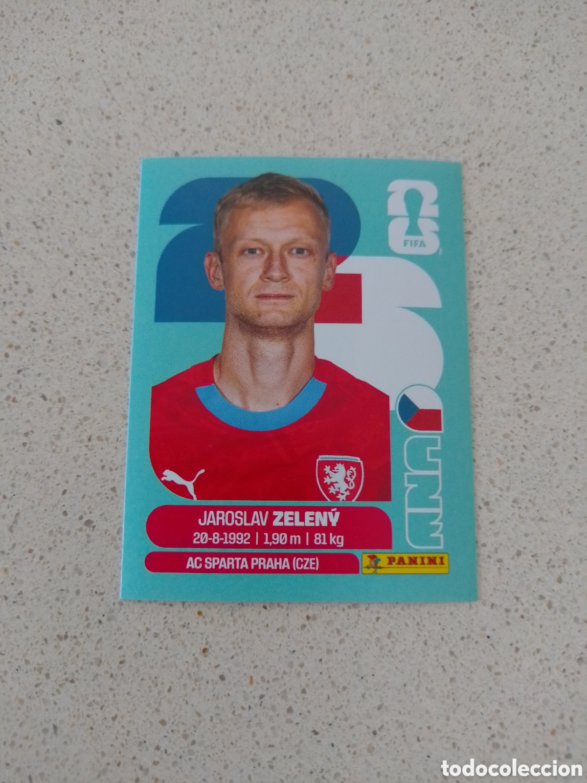 Cromos de Futebol: CROMO NUMERO 6 ZELENY REPUBLICA CHECA. MUNDIAL 2026. PANINI.