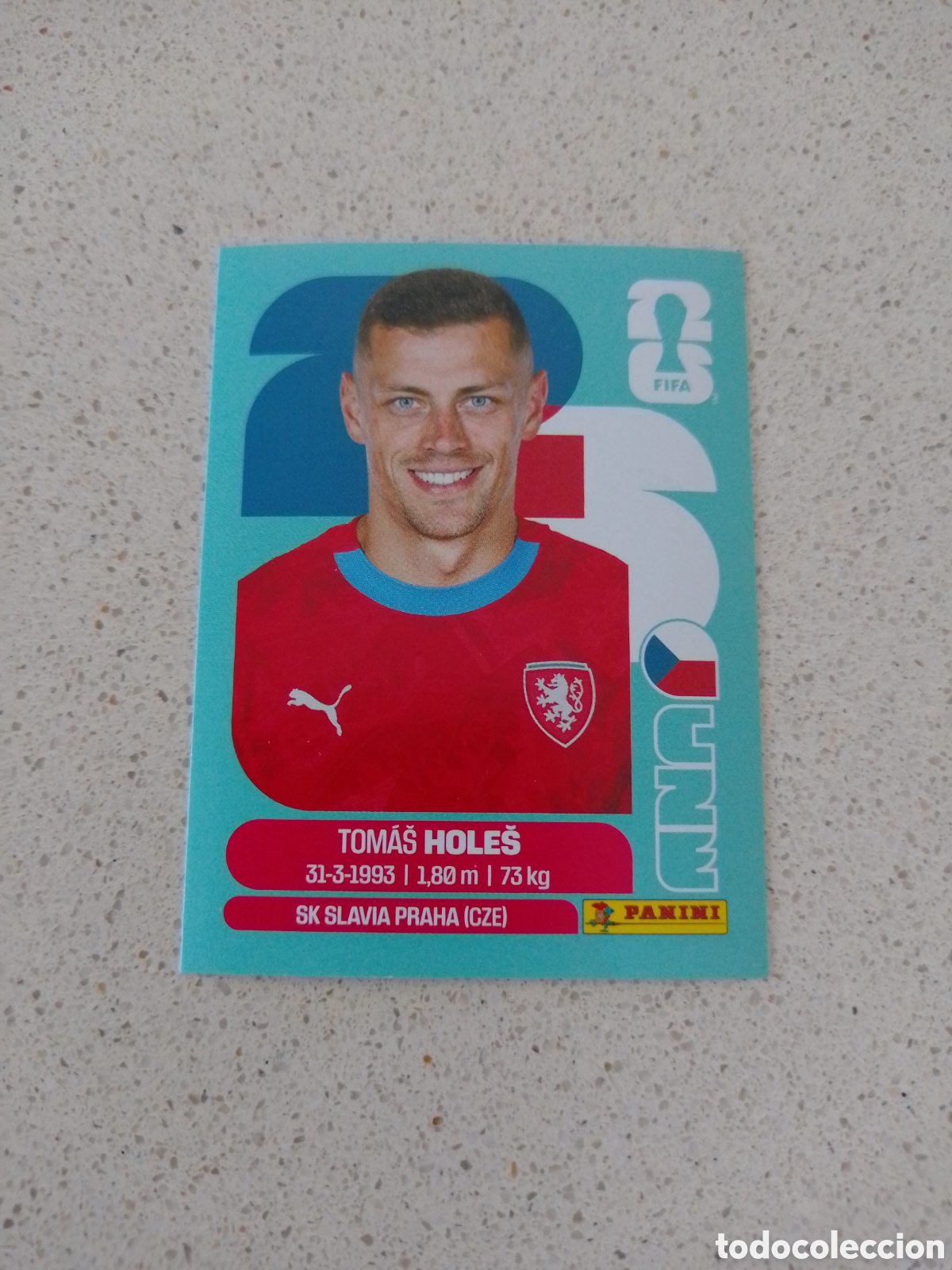 Cromos de Futebol: CROMO NUMERO 7 HOLES REPUBLICA CHECA. MUNDIAL 2026. PANINI.