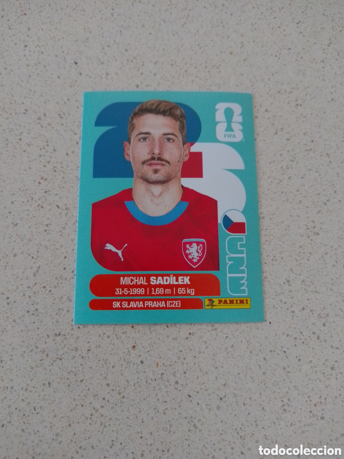 Cromos de Futebol: CROMO NUMERO 9 SADILEK REPUBLICA CHECA. MUNDIAL 2026. PANINI.