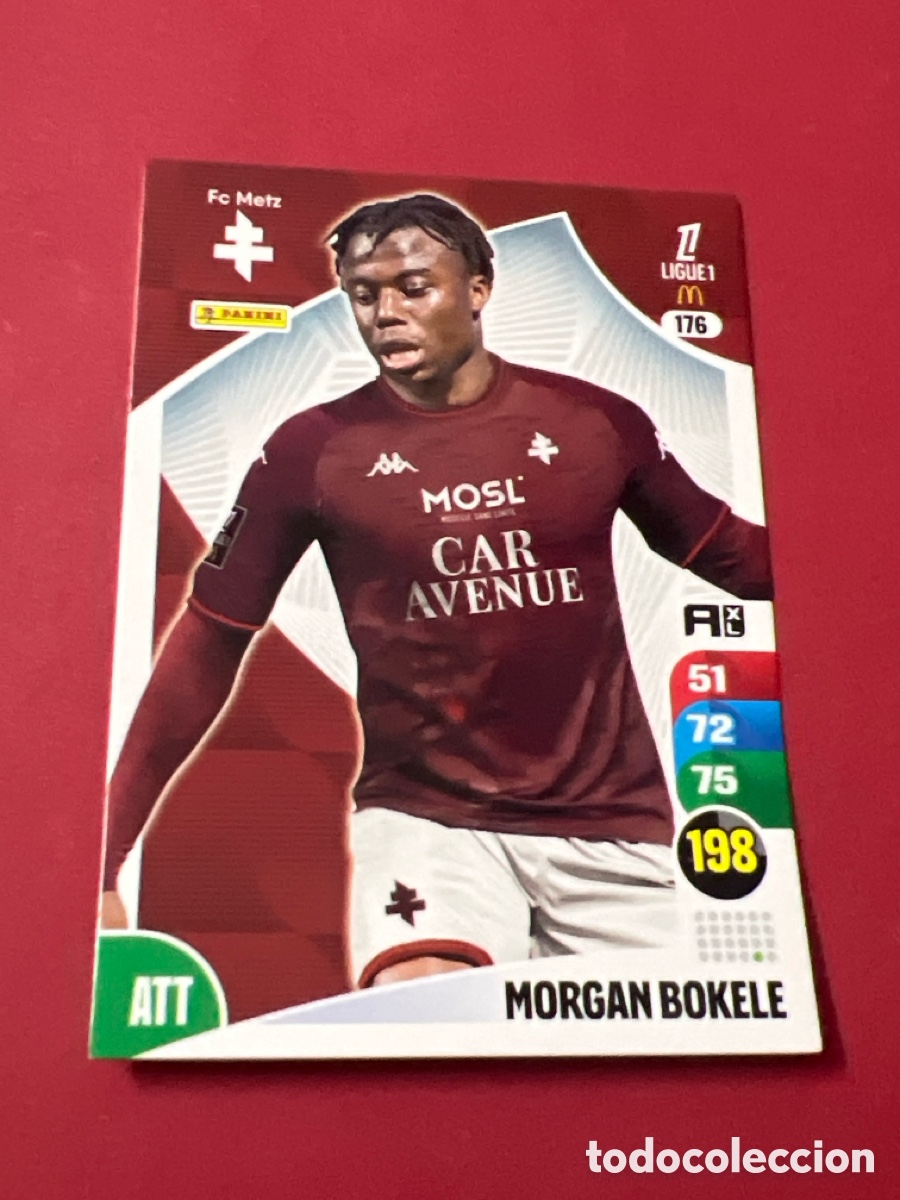Cromos de F&uacute;tbol: C1639. ADRENALYN XL LIGUE 1 FRANCIA FRANCE 25 26 2025 2026 - 176 Morgan Bokele
