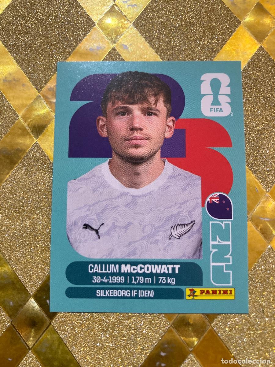 Cromos de F&uacute;tbol: CROMO DE F&Uacute;TBOL NUMERO NZL 19 CALLUM MCCOWATT NUEVA ZELANDA MUNDIAL 2026 MEXICO-EEUU-CANADA PANINI !