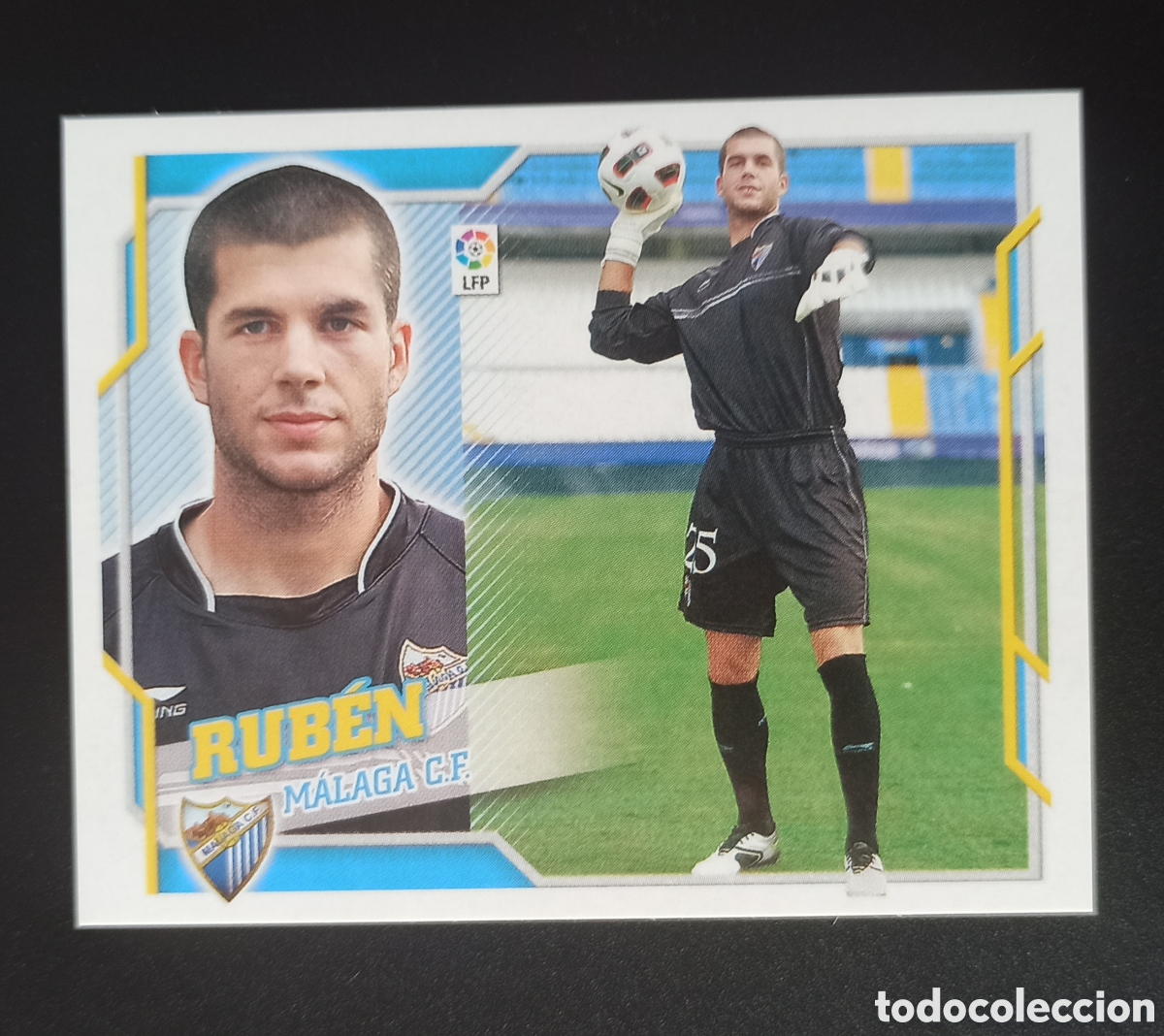 Cromos de F&uacute;tbol: 2010 2011 Liga Panini Este 10 11 Rub&eacute;n (M&aacute;laga). Fichaje 53. Nuevo