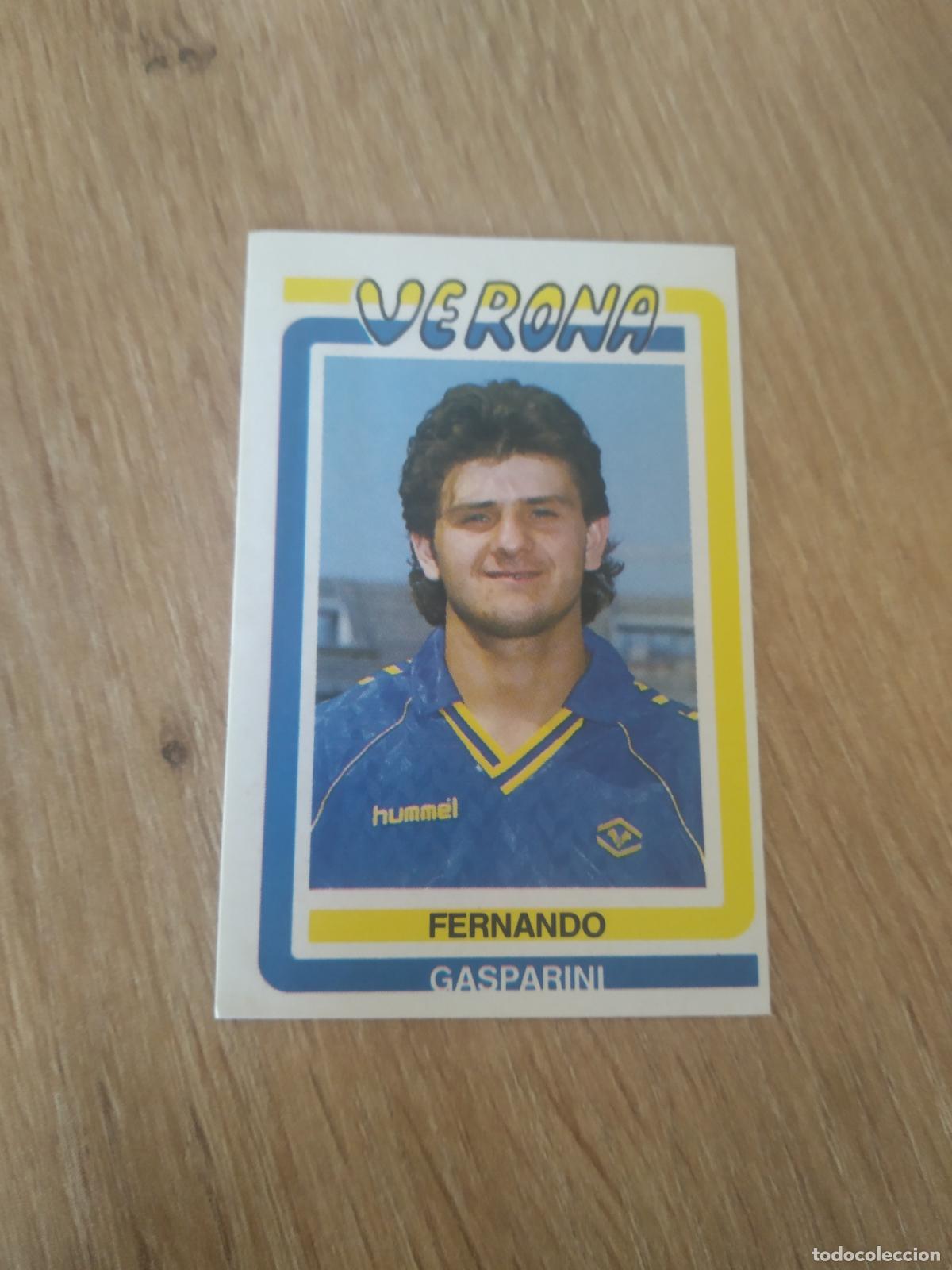 Cromos de F&uacute;tbol: 279 FERNANDO GASPARINI VERONA CROMO FUTBOL PANINI LIGA ITALIA CALCIATORI Euroflash Calcio 1988