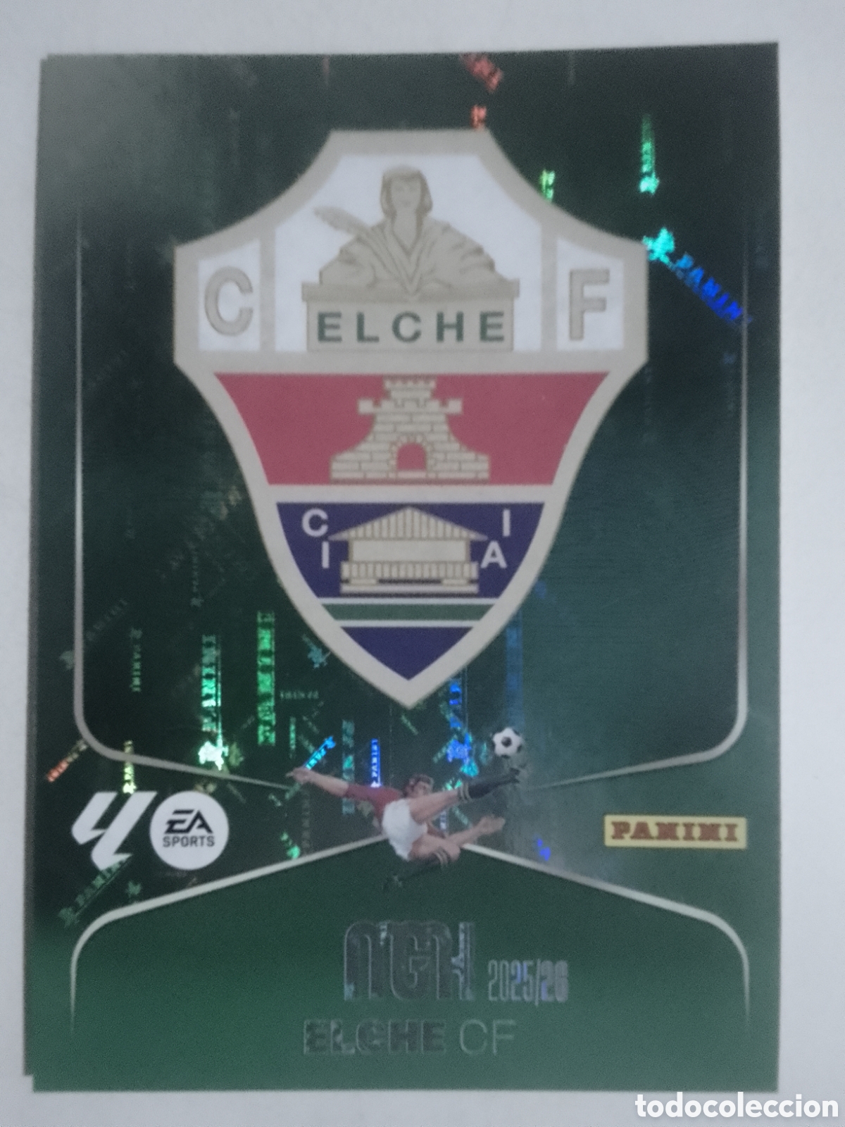 Cromos de F&uacute;tbol: Megacracks 2025/26 n&deg; 127 escudo Elche.