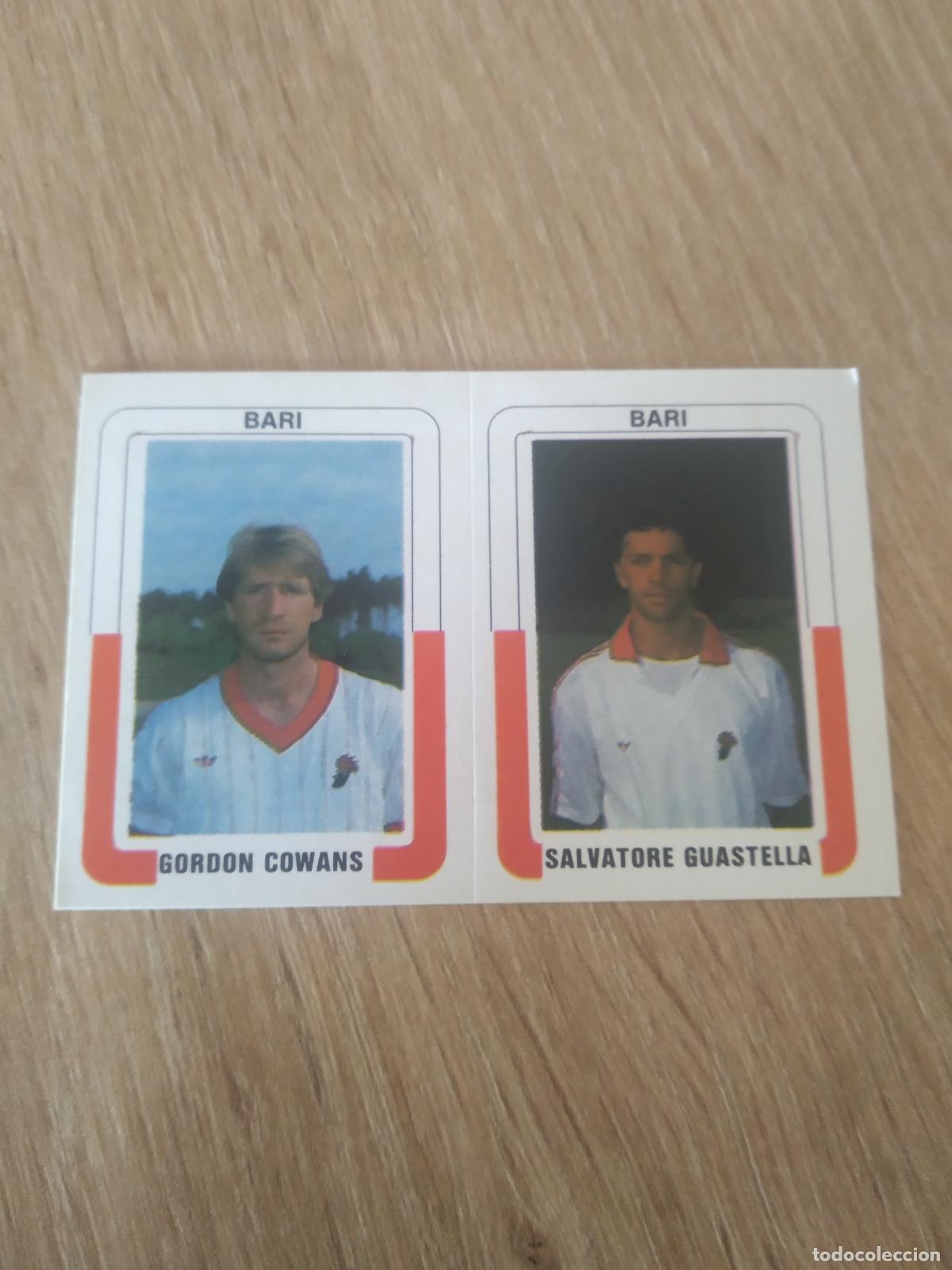 Cromos de F&uacute;tbol: 297 GUASTELLA 299 COWANS BARI CROMO FUTBOL PANINI LIGA ITALIA CALCIATORI Euroflash Calcio 1988