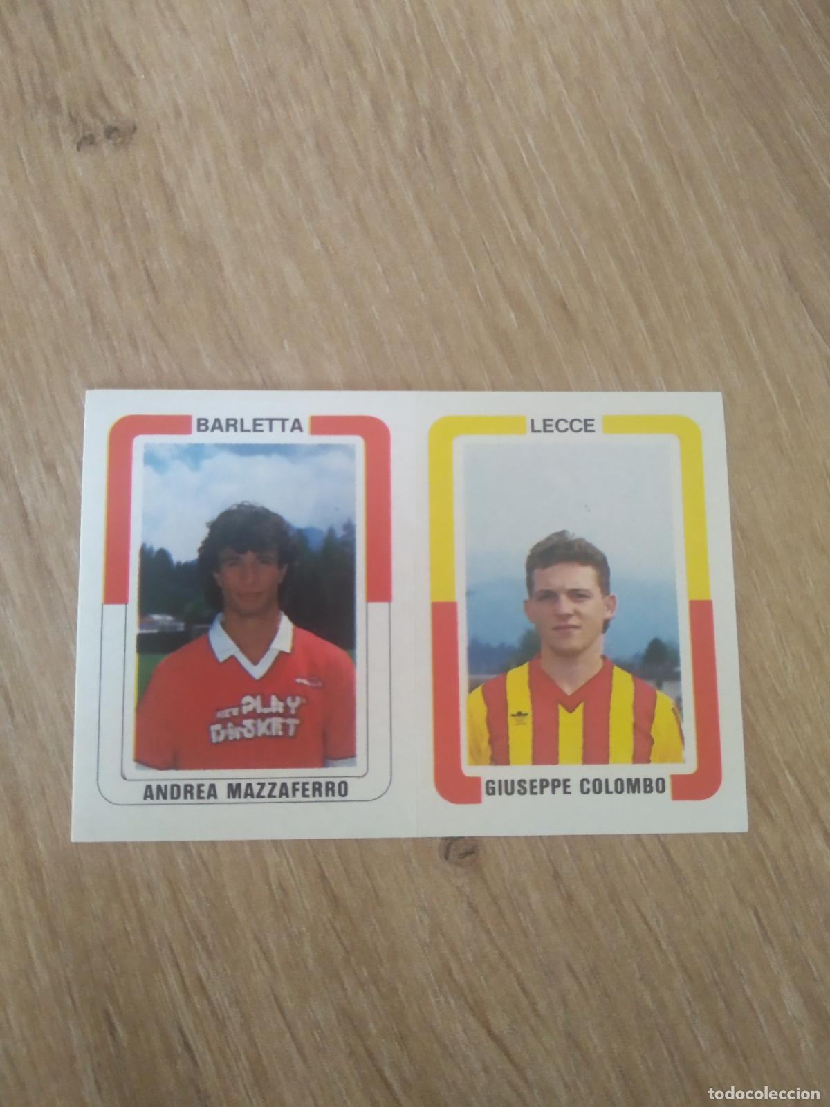 Cromos de F&uacute;tbol: 303 MAZZAFERRO 348 COLOMBO CROMO FUTBOL PANINI LIGA ITALIA CALCIATORI Euroflash Calcio 1988