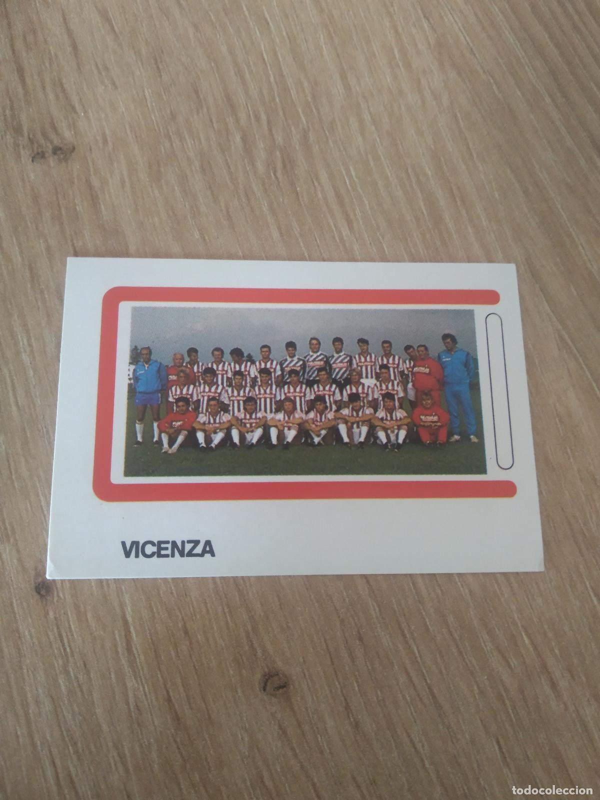 Cromos de F&uacute;tbol: 426 EQUIPO PLANTILLA VICENZA CROMO FUTBOL PANINI LIGA ITALIA CALCIATORI Euroflash Calcio 1988