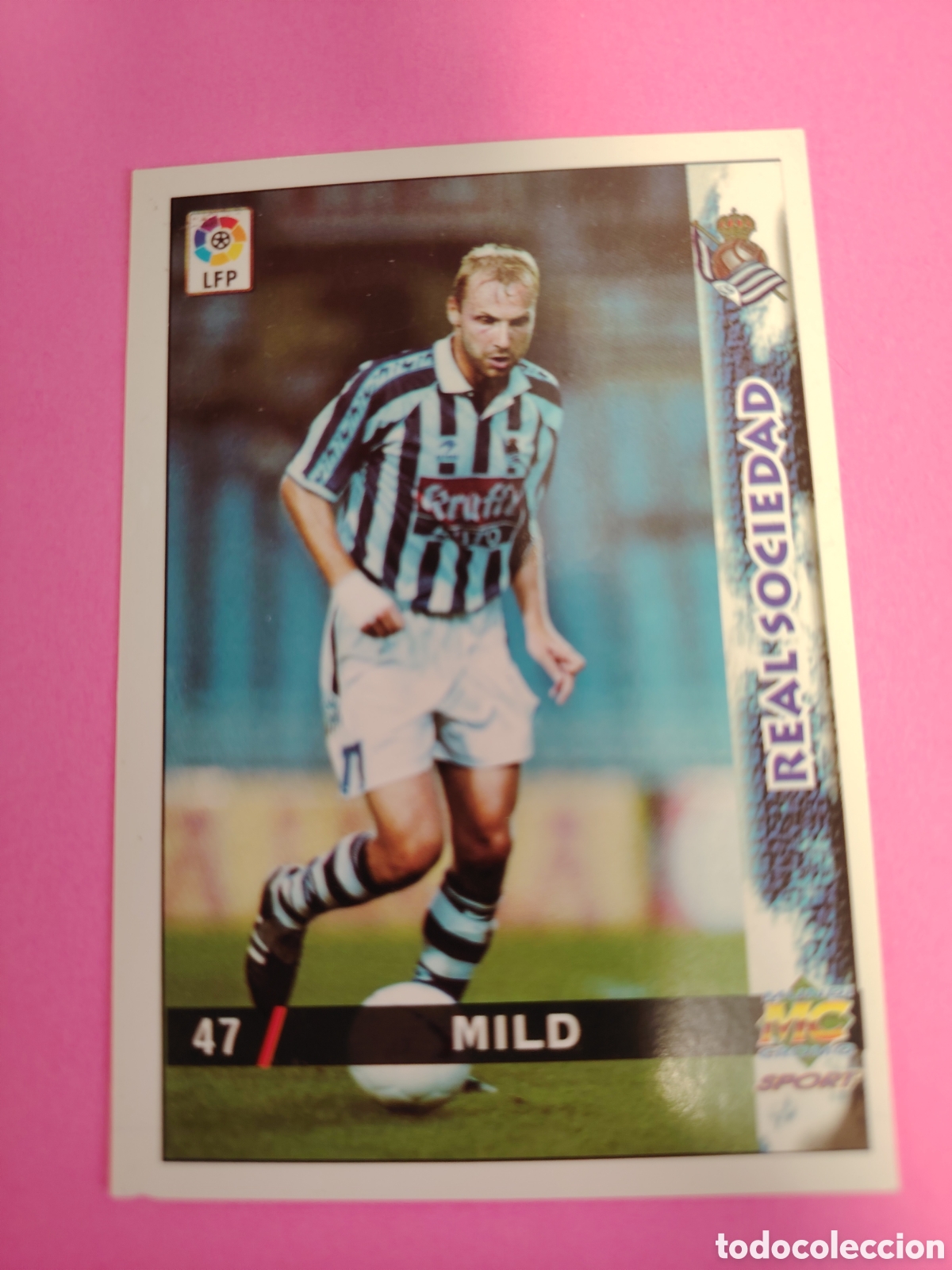 Cromos de F&uacute;tbol: REAL SOCIEDAD-N&deg;47-MILD(BAJA)-MUNDICROMO FICHAS DE LA LIGA 1998 1999 98 99