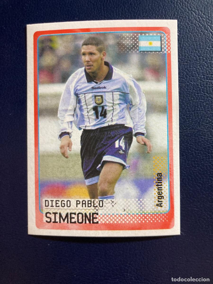 Cromos de F&uacute;tbol: 141 DIEGO PABLO SIMEONE ARGENTINA STICKERS ROAD TO THE FIFA WORLD CUP KOREA JAPAN 2002 PANINI
