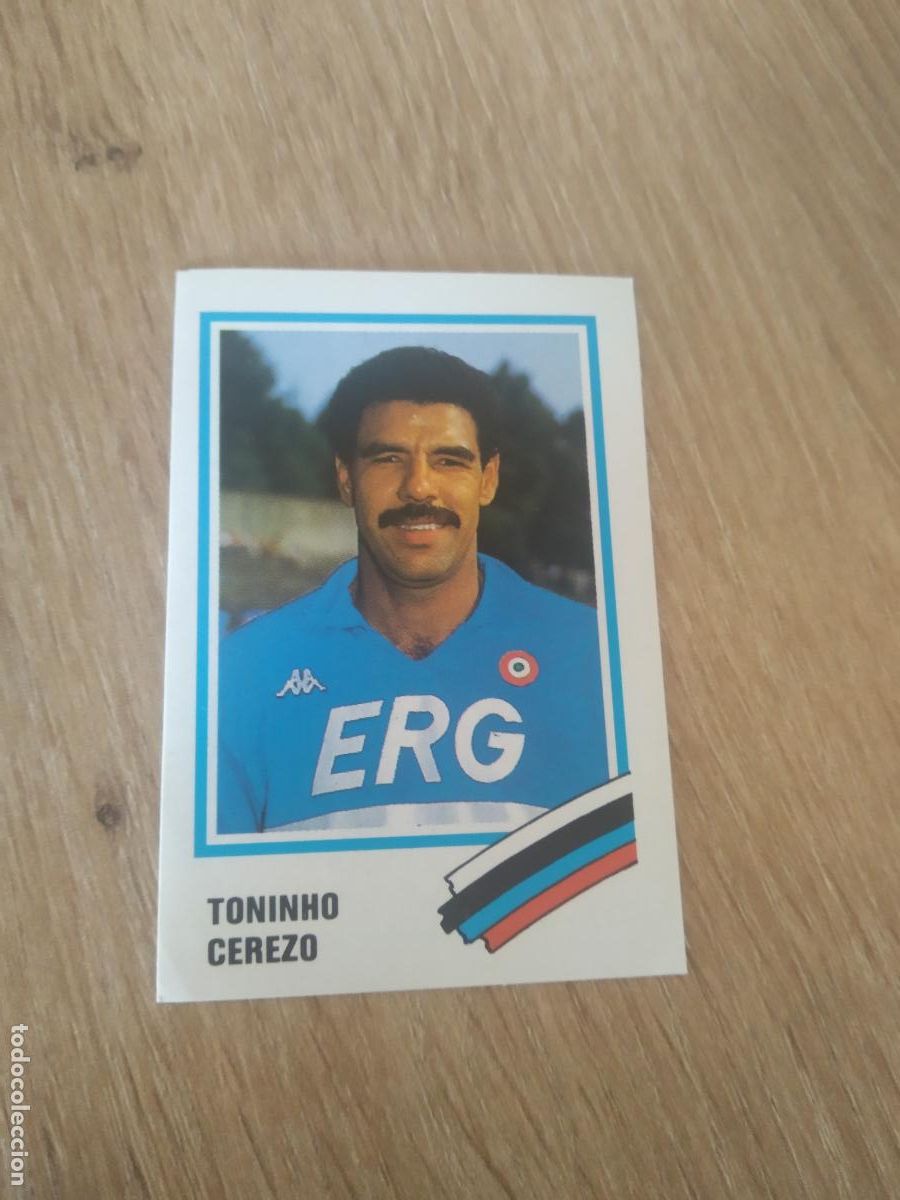 Cromos de F&uacute;tbol: 266 TONINHO CEREZO SAMPDORIA CROMO FUTBOL PANINI LIGA ITALIA CALCIATORI EUROFLASH CALCIO 89