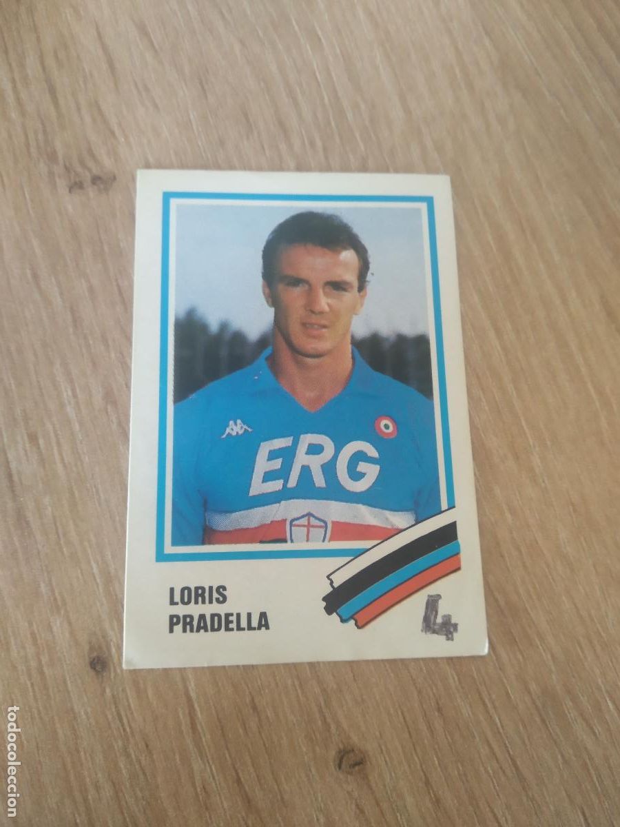 Cromos de F&uacute;tbol: 270 LORIS PRADELLA SAMPDORIA CROMO FUTBOL PANINI LIGA ITALIA CALCIATORI EUROFLASH CALCIO 89