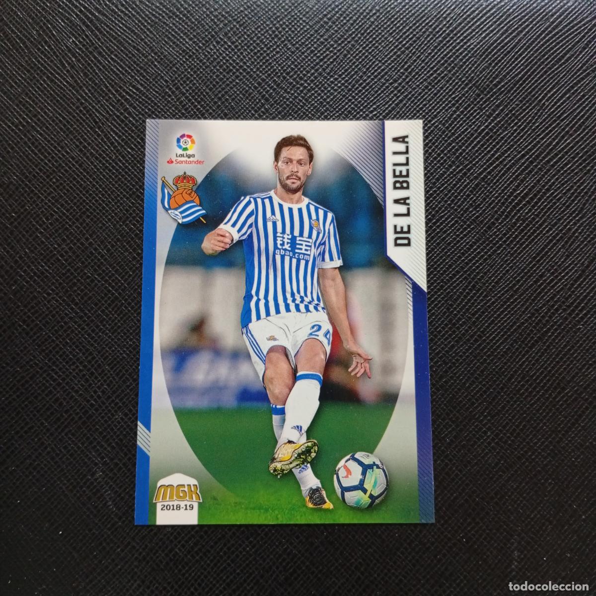 Cromos de F&uacute;tbol: 414 DE LA BELLA REAL SOCIEDAD PANINI MEGACRACKS 2018 2019 CROMO FUTBOL 18 19 - A82 PG388