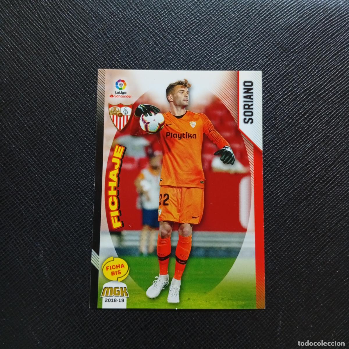 Cromos de F&uacute;tbol: 435 BIS SORIANO SEVILLA PANINI MEGACRACKS 2018 2019 CROMO FUTBOL 18 19 - A82 PG397